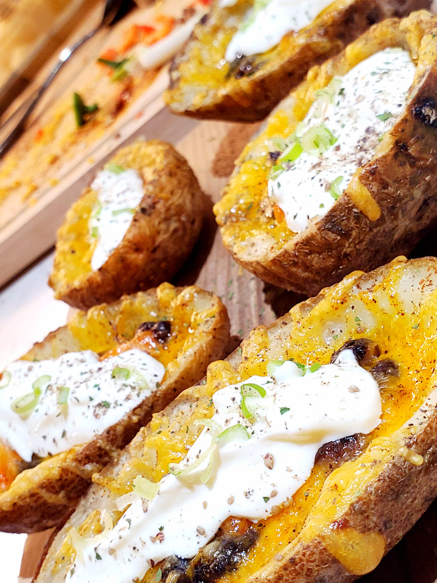 Vegetarian Potato Skins – Cole's Kitchen