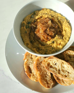 Pumpkin and Caramelized Onion Dip