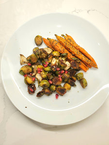 Roasted Carrots, Brussels Sprouts and Turnips